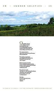 Oh Summer-summer solstice poem and image